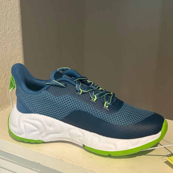 All In Motion Kids Camren Athletic Performance Fashion Sneakers Blue Youth Sz 13 - Picture 6 of 9